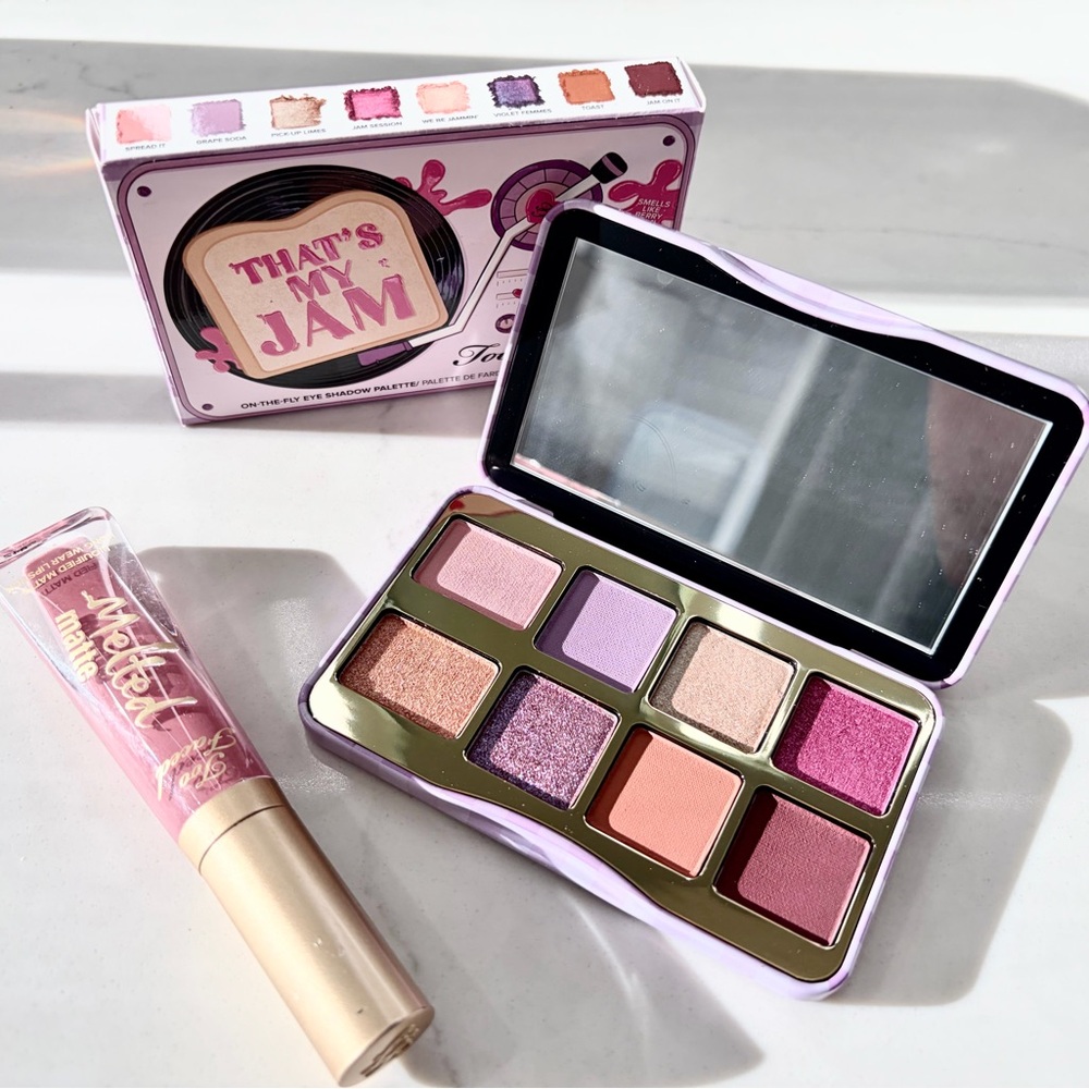 Too Faced Vibrant Eyeshadow Palette with Lip Gloss